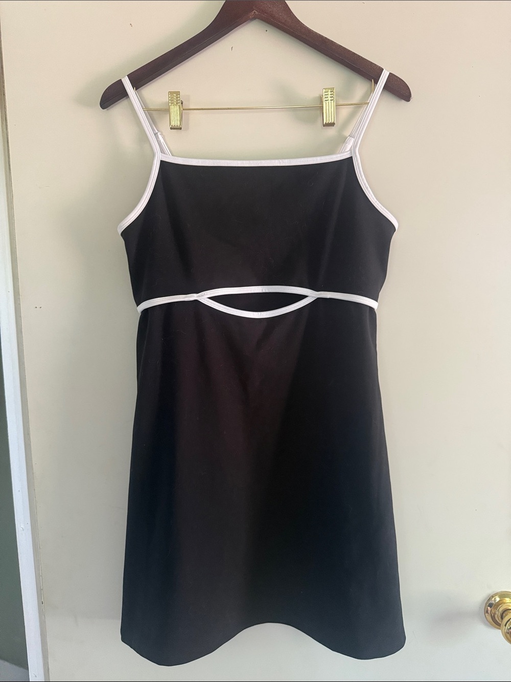 Wild Fable Women’s Black & White ButterBliss Cutout Casual Dress Sz XL EUC